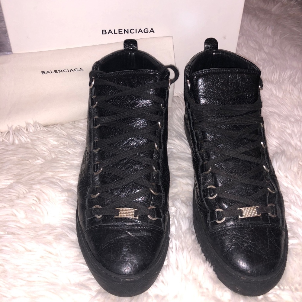 Authentic Balenciaga Black Sneakers